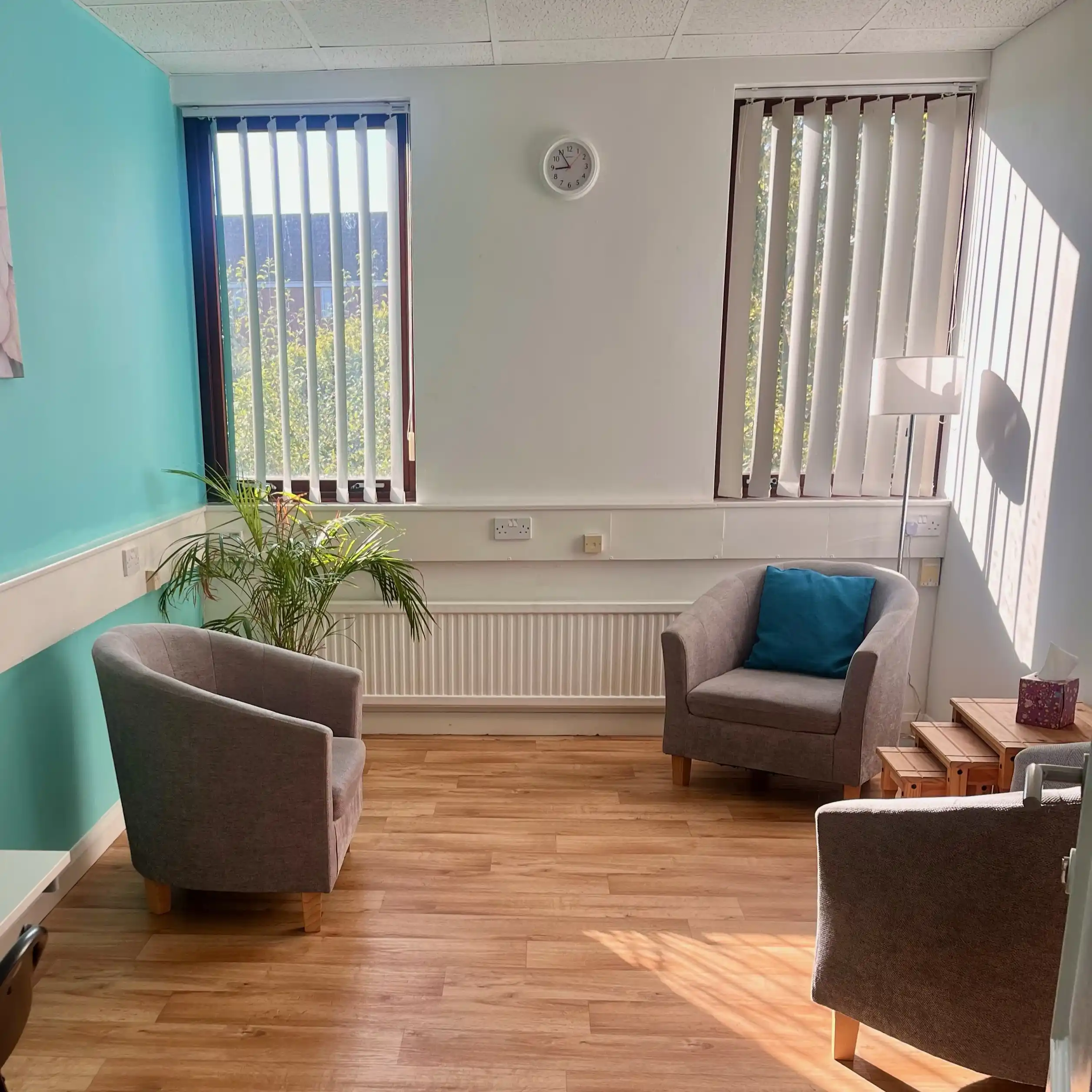 Comfortable therapy room in Gloucester